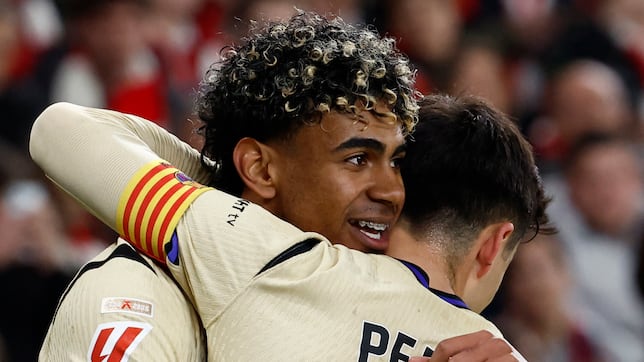 Aprobados y suspensos del Barcelona ante el Athletic: Pedri asiste y Lamine ejecuta