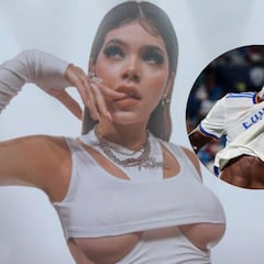 Así es Kenia Os, la influencer a la que Vinicus Jr invitó al Bernabéu