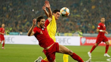 Ruben Dias, durante un partido con Portugal ante Ucrania