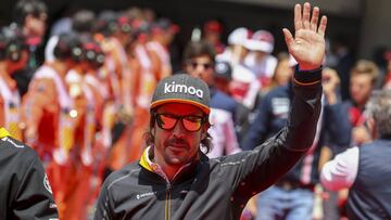 Fernando Alonso, en Shanghái.