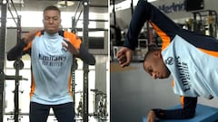 Mbappe powers through gym recovery with Real Madrid amid international break