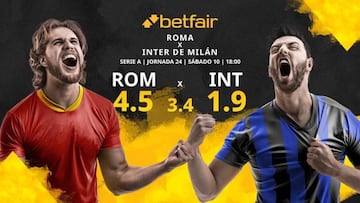 AS Roma vs. Inter de Milán: horario, TV, estadísticas, clasificación y pronósticos