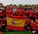 Álvaro Bastida, goleador y campeón con la Selección española Sub-18