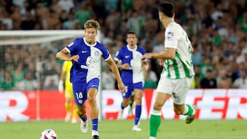 Marcos Llorente, durante el partido contra el Betis.