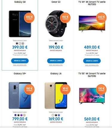 Black Friday 2018: las mejores ofertas de Samsung y Apple