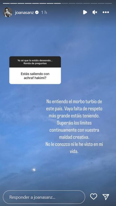 Joana Sanz sale en defensa de Alves