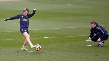 16/01/24
SUPERCOPA FEMENINA 2024 
REAL MADRID RUEDA ENTRENAMIENTO 
OLGA CARMONA