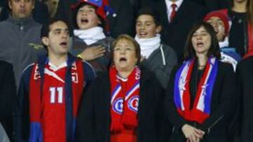 Bachelet ha ido a los partidos.