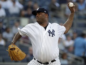 Sabathia tuvo su primer ponche en 2001 cuando jugaba para los Cleveland Indians.