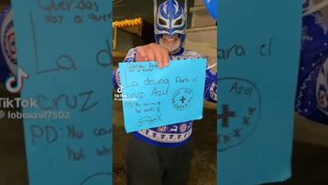 ¡Ni los Reyes Magos les sale a Cruz Azul! Aficionado pide la décima y se atora su globo