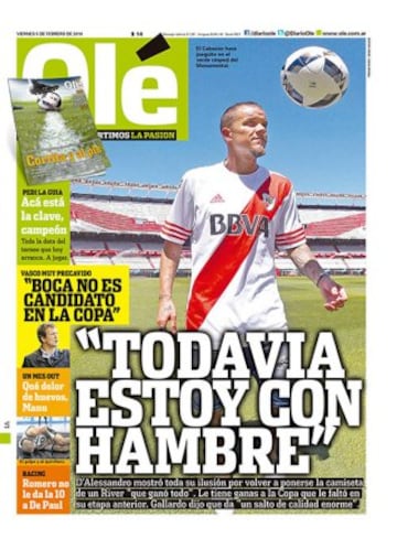 Portadas de la prensa mundial