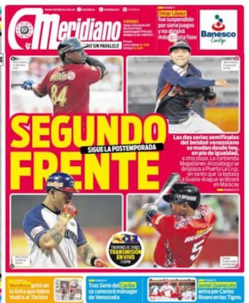 Portadas de la prensa mundial