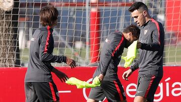 Munir se estrenará ante su nueva afición esta noche en el Sánchez Pizjuán.