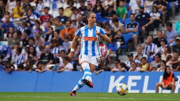 Maddi Torre, jugadora de la Real Sociedad. 