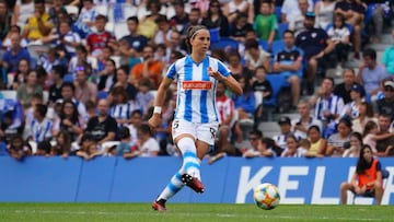 Maddi Torre, jugadora de la Real Sociedad. 