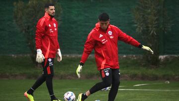 Futbol, entrenamiento Seleccion Chilena. 
Entrenamiento de la Seleccion Chilena previo a su participacion en la Copa America 2024, Santiago, Chile.
3/06/2024
Javier Salvo/Photosport

Football,Chilean national team training. 
Training of the Chilean National Team prior to its participation in the Copa America 2024, Santiago, Chile.
3/06/2024
Javier Salvo/Photosport