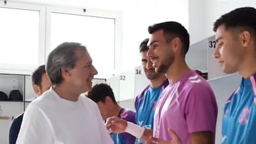 Visita institucional al entrenamiento