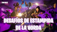 Fortnite: desafíos de Estampida de la horda
