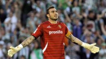 Roberto, portero del Zaragoza.