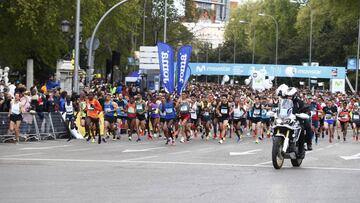 Kiprono, con récord de la prueba, y Teshome ganadores en el Medio Maratón de Madrid