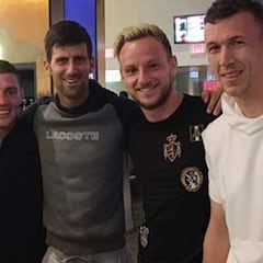 Modric, Rakitic y Kovacic, en la NBA con Djokovic
