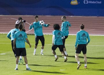 Cristiano Ronaldo con el balón.