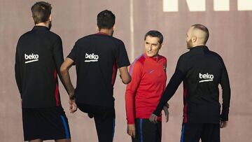 Valverde sigue sin rotar; Alba continúa de baja por lesión