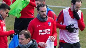 Simeone ya tiene su once: con Godín y sin Diego Costa