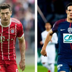 El Madrid choca con Bayern y PSG por Lewandowski y Cavani