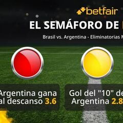 El semáforo de Betfair para el Clásico Sudamericano