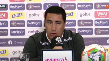 Efraín Juárez en rueda de prensa previa a la final de la Copa BetPlay.