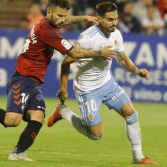 Zaragoza 1 - Osasuna 1: goles, resultado y resumen del partido