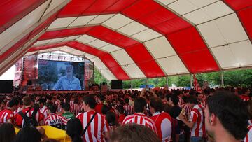 La Fan Zone del Athletic en Sevilla cambia de sitio para tener más aforo