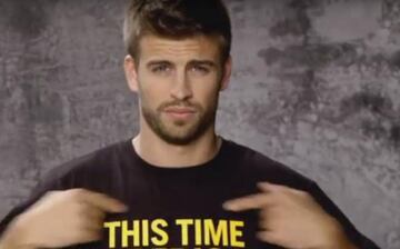 Piqué in the video for Waka Waka (This time for Africa)