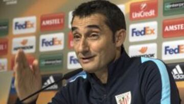 Valverde, en rueda de prensa