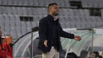 Jorge Romero, en una imagen dirigiendo al Córdoba en 2018.