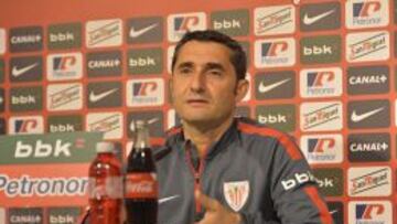 Ernesto Valverde en rueda de prensa