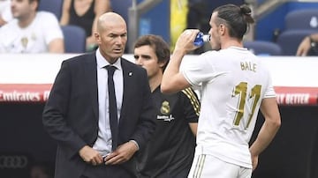 Zinedine Zidane and Gareth Bale.