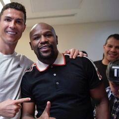 Mayweather festejó el título de la Juventus con Cristiano
