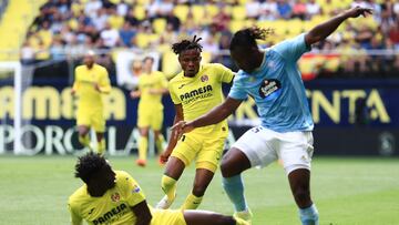 Samuel Chukwueze y Nico Jackson.