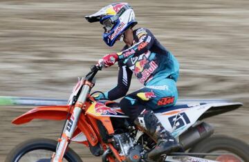 Jorge Prado en acción.