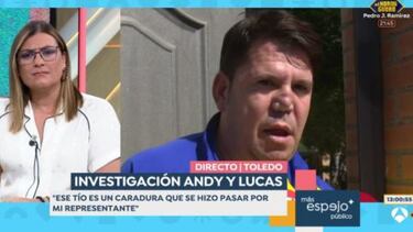 Lucas, de Andy y Lucas, estalla en pleno directo de ‘Espejo Público’: “¡Caradura!”
