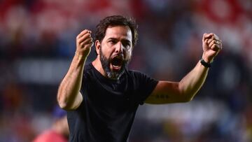 Gustavo Da Silva head coach of San Luis during the game Atletico San Luis vs Atlas, corresponding to Round 07 of the Torneo Apertura 2023 of the Liga BBVA MX, at Alfonso Lastras Stadium, on September 03, 2023.
<br><br>
Gustavo Da Silva Director Tecnico de San luis durante el partido Atletico San Luis vs Atlas, correspondiente a la Jornada 07 del Torneo Apertura 2023 de la Liga BBVA MX, en el Estadio Alfonso Lastras, el 03 de Septiembre de 2023.
