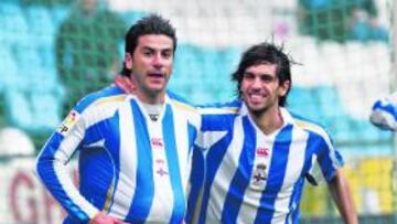 <b>FELICIDAD. </b>Riki, que será padre en un par de semanas, dedicó uno de los dos goles que marcó ayer ante el Racing a la futura mamá.