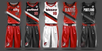 Uniforme de Porltand Trail Blazers.