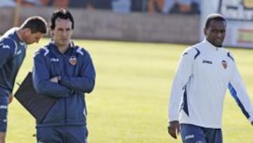 Unai y Miguel, ayer.