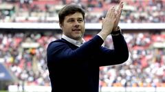 El entrenador argentino del Tottenham, Mauricio Pochettino, durante un partido.