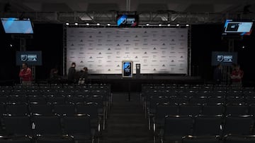 The MLS SuperDraft in 2017. Nowadays, the event is held virtually.