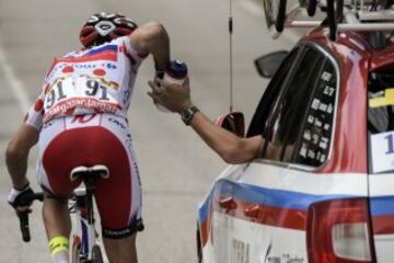 Joaquim Rodriguez entró en la escapada del día.