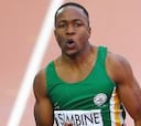 Simbine, el primero del año en bajar de 10 segundos en 100 m.